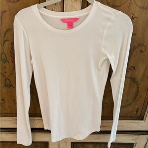 Lilly Pulitzer white Long Sleeve Tee